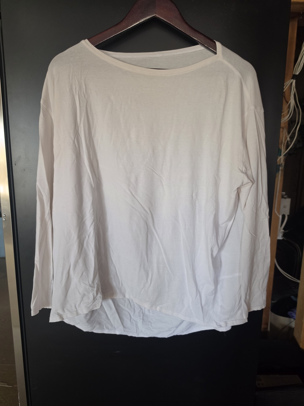 lululemon athletica relaxed long sleeve top - White